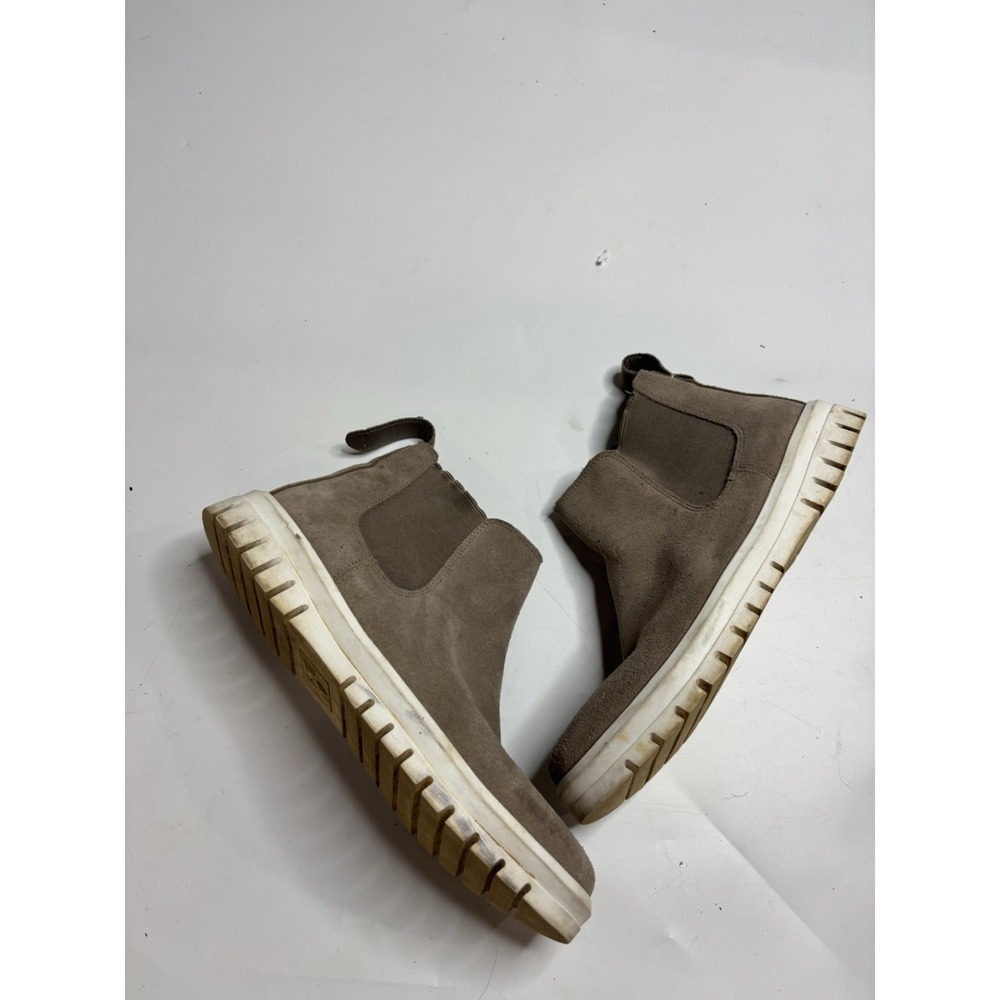 Blondo Womens Sz 9M Taupe Suede Chelsea Zip Ankle Fashion Boots Booties